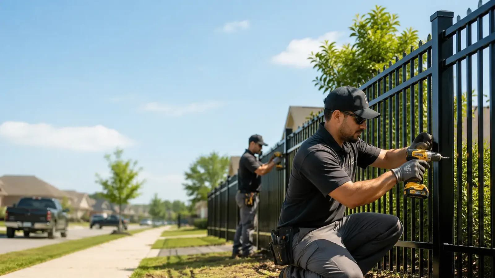 Metal Fence Installation in Cameron, LA